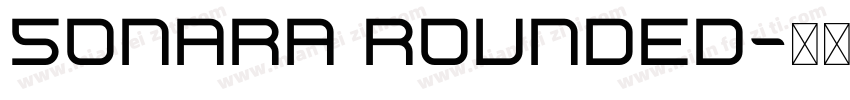 Sonara Rounded字体转换